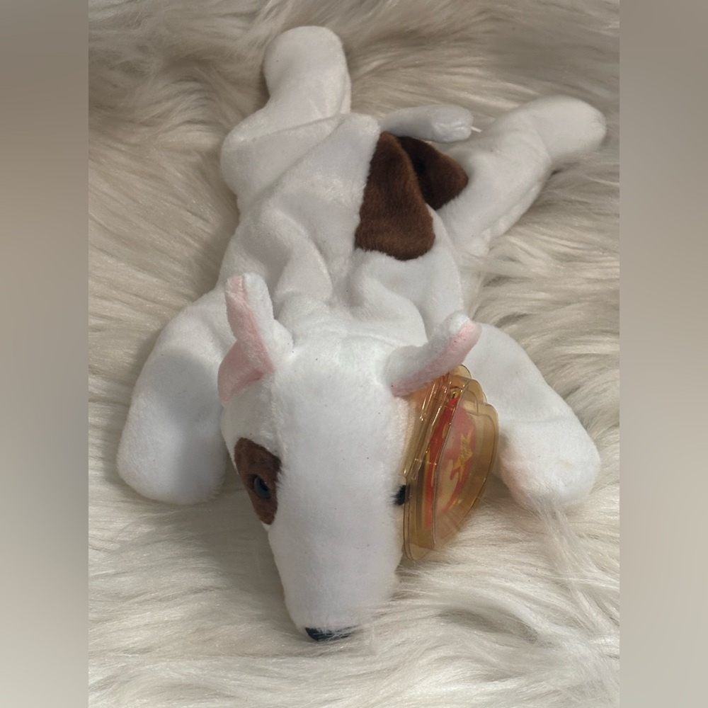 Ty Beanie Baby Retired Butch the Dog with tag errors